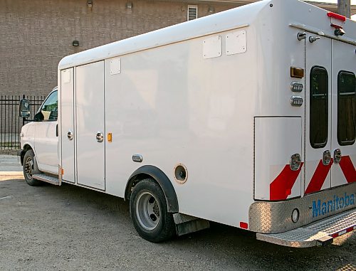 BROOK JONES/FREE PRESS
The Salvation Army has donated a decommissioned ambulance to Sunshine House. The vehicle was pictured outside Sunshine House in Winnipeg, Man., Friday, Aug. 1, 2025.