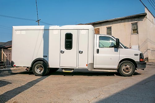BROOK JONES/FREE PRESS
The Salvation Army has donated a decommissioned ambulance to Sunshine House. The vehicle was pictured outside Sunshine House in Winnipeg, Man., Friday, Aug. 1, 2025.