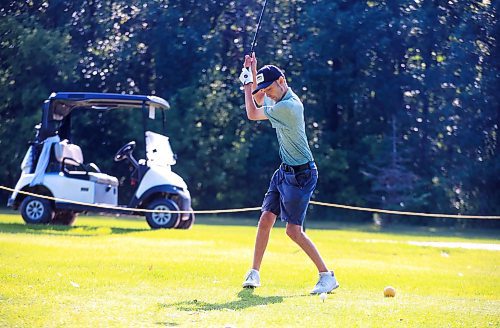 Ruth Bonneville / Free Press
Sports - Heartwarming Golf story
Charlie Bristow Tees off at the 6th green at Bel Acres Golf Course Thursday.
Story: A young Minnesota man named Charlie Bristow has gained some fame through an Instagram account he has called Charlie’s golfing club. This kid has advanced scoliosis, and is autistic, but has made friends around the world playing the sport. He basically travels to new places to play.
A Winnipeg man named Eugene Hayduk, who is a social worker, heard about this and invited Charlie and his dad (who runs his account and is his 24/7 helper) to come up here to play. They will meet for first time tomorrow morning before hitting Bel Acres for 18 holes. Hayduk, who knew me from my past crime writing life, filled me in and suggested it might be a nice story. I agree. Says Hayduk:
“I've played the game since I was 14 years old and I'm now 64 . Charlies story inspired me as I have worked with a number of youth with autism spectrum disorder. I've also endured a number of surgeries for my stage four cancer diagnosis as has Charlie for his scoliosis. Seeing him swing the club given his challenges - inspired me- so I have been following along his journey. The fact that his dad agreed, and he agreed to tee it up with me this Thursday at my home course- has me very fired up and excited!”
Aug 14th, 2025