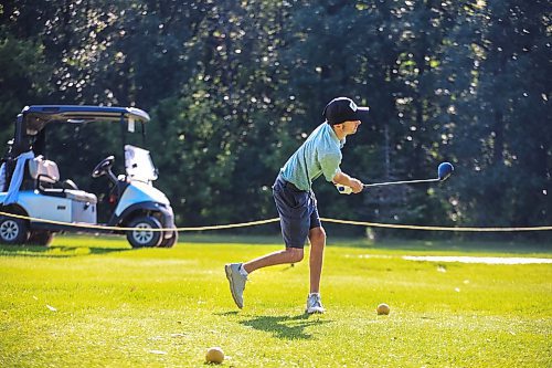 Ruth Bonneville / Free Press
Sports - Heartwarming Golf story
Charlie Bristow Tees off at the 6th green at Bel Acres Golf Course Thursday.
Story: A young Minnesota man named Charlie Bristow has gained some fame through an Instagram account he has called Charlie’s golfing club. This kid has advanced scoliosis, and is autistic, but has made friends around the world playing the sport. He basically travels to new places to play.
A Winnipeg man named Eugene Hayduk, who is a social worker, heard about this and invited Charlie and his dad (who runs his account and is his 24/7 helper) to come up here to play. They will meet for first time tomorrow morning before hitting Bel Acres for 18 holes. Hayduk, who knew me from my past crime writing life, filled me in and suggested it might be a nice story. I agree. Says Hayduk:
“I've played the game since I was 14 years old and I'm now 64 . Charlies story inspired me as I have worked with a number of youth with autism spectrum disorder. I've also endured a number of surgeries for my stage four cancer diagnosis as has Charlie for his scoliosis. Seeing him swing the club given his challenges - inspired me- so I have been following along his journey. The fact that his dad agreed, and he agreed to tee it up with me this Thursday at my home course- has me very fired up and excited!”
Aug 14th, 2025