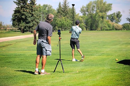 Ruth Bonneville / Free Press 

Sports - Heartwarming Golf story

Charlie Bristow Tees off at the 10th green as his dad Bill Bristow recorded him  at Bel Acres Golf Course Thursday. 

Story:  A young Minnesota man named Charlie Bristow has gained some fame through an Instagram account he has called Charlie&#x2019;s golfing club. This kid has advanced scoliosis, and is autistic, but has made friends around the world playing the sport. He basically travels to new places to play. 

A Winnipeg man named Eugene Hayduk, who is a social worker, heard about this and invited Charlie and his dad (who runs his account and is his 24/7 helper) to come up here to play. They will meet for first time tomorrow morning before hitting Bel Acres for 18 holes. Hayduk, who knew me from my past crime writing life, filled me in and suggested it might be a nice story. I agree. Says Hayduk:

&#x201c;I've played the game since I was 14 years old and I'm now 64 . Charlies story inspired me as I have worked with a number of youth with autism spectrum disorder. I've also endured a number of surgeries for my stage four cancer diagnosis as has Charlie for his scoliosis. Seeing him swing the club given his challenges - inspired me- so I have been following along his journey. The fact that his dad agreed, and he agreed to tee it up with me this Thursday at my home course- has me very fired up and excited!&#x201d;



Aug 14th,  2025