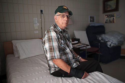 21082025
Louis Sokol in his room at Fairview Personal Care Home in Brandon on Thursday.
(Tim Smith/The Brandon Sun)