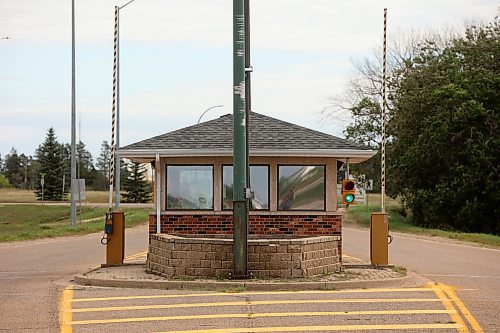 22082025
The south security gate at CFB Shilo sits empty on Friday. Beginning September 15th, both gates to the base will be staffed, with stricter security measures in place for anyone wanting to access the base. (Tim Smith/The Brandon Sun)