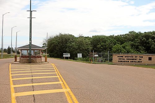 22082025
The south security gate at CFB Shilo sits empty on Friday. Beginning September 15th, both gates to the base will be staffed, with stricter security measures in place for anyone wanting to access the base. (Tim Smith/The Brandon Sun)