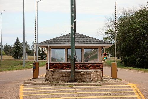 22082025
The south security gate at CFB Shilo sits empty on Friday. Beginning September 15th, both gates to the base will be staffed, with stricter security measures in place for anyone wanting to access the base. (Tim Smith/The Brandon Sun)