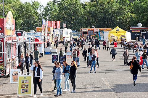 In this file photo from 2022, Brandonites take in the opening night of Food Truck Warz at the Keystone Centre. Food Truck Warz will not return this year after the owners decided to step away from the event. (Tim Smith/The Brandon Sun files)