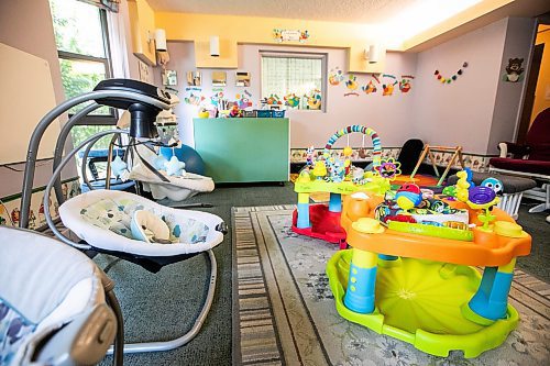 MIKAELA MACKENZIE / FREE PRESS
The daycare area at Villa Rosa on Wednesday, Aug. 27, 2025. The Wolseley prenatal and postnatal residence has an upcoming online auction and storytelling gala to raise funds, including funds for an outdoor play area so that the day care could be licenced for children over 12 months of age.
For philanthropy page.
Free Press 2025