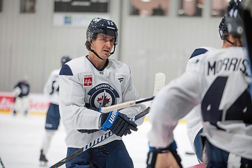 Ruth Bonneville / Free Press
Sports - Jest practice
Photo of #55 Mark Scheifele on ice with teammates during practice at Hockey For All Centre Tuesday.
Sept 24th, 2024