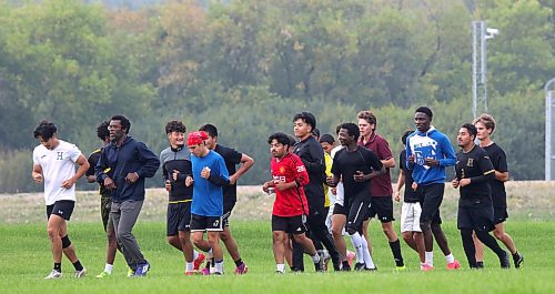 Assiniboine College Cougars soccer coach Chris McLachlan feels he has one of his deepest and most talented teams entering the MCAC regular season. (Thomas Friesen/The Brandon Sun)