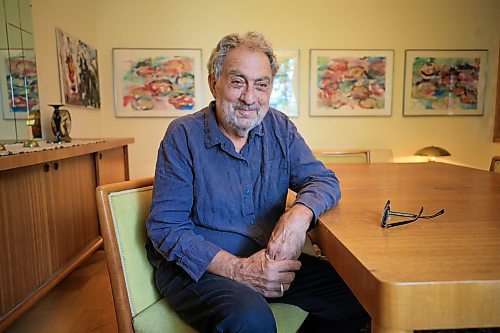 Ruth Bonneville / Free Press 

ENT - On My Wall

Gilles H&#xe9;bert, executive director of Plug In, and his suite of four paintings by Carolee Schneemann in his home.

The inaugural edition of On My Wall visits Gilles H&#xe9;bert, the executive director of Plug In. A look at a suite of four paintings in his home and their significance to him.

REPORTER: Ben Waldman

Sept 4th,  2025