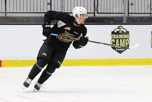 Max Lavoie was named to the Manitoba Junior Hockey League's all-rookie team last season when he skated for the Winkler Flyers. (Perry Bergson/The Brandon Sun)
Sept. 6, 2025