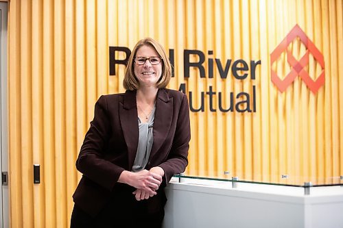 MIKAELA MACKENZIE / FREE PRESS

Red River Mutual president/CEO Brenda Gibson in their Winnipeg offices on Tuesday, Sept. 9, 2025. 

For Aaron story.
Free Press 2025