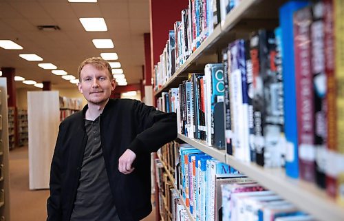 Alex Rogowsky, manager of programming and community services for the Western Manitoba Regional Library, says a library card gives members access to all kinds of facility assets, including both hard copy materials and online resources. (Photos by Matt Goerzen/The Brandon Sun)