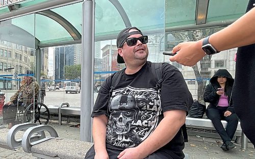Ruth Bonneville / Free Press 

Local Transit Safety Streeter

Photo of Colin Bennett as he answers questions on police officers on transit buses for safety reasons at transit stop in front of City Hall Wednesday. 


Please note:  these photos were taken with an iPhone.  

Randon transit riders are asked their opinion on having Wpg. Police Officers monitor transit stations and even ride on buses to ensure safety of riders Wednesday.

WPS make announcement on transit safety initiative in and around buses and transit stops Wednesday.

See Joyanna&#x2019;s story

Sept 15th,  2025