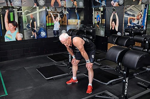 17092025
Doug Murray after training at Rocked Community Fitness in Brandon on Tuesday. Murray placed fourth in the world in his age group at the 2025 Age-Group CrossFit Games in Columbus, Ohio in August. 
  (Tim Smith/The Brandon Sun)