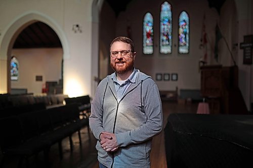 23092025
Very Reverend Christopher Evetts, Dean of St. Matthew's Anglican Cathedral in Brandon, in the church on 13th Street on Tuesday.
(Tim Smith/The Brandon Sun)