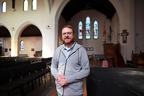 23092025
Very Reverend Christopher Evetts, Dean of St. Matthew's Anglican Cathedral in Brandon, in the church on 13th Street on Tuesday.
(Tim Smith/The Brandon Sun)