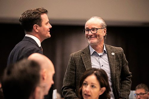 MIKAELA MACKENZIE / FREE PRESS
Jim Ludlow, president of True North Real Estate Development, at a Winnipeg Chamber of Commerce luncheon at the Delta downtown on Friday, Sept. 26, 2025.
For Joyanne story.
Free Press 2025
