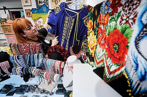 JOHN WOODS / FREE PRESS
Serhii and Yuliia Okhrimenko, who are from the Ukraine and are here because of their country&#x2019;s war with Russia, own the Kolo Shop and are photographed Monday, September 29, 2025. 

Reporter: dave