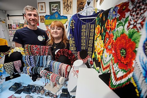 JOHN WOODS / FREE PRESS
Serhii and Yuliia Okhrimenko, who are from the Ukraine and are here because of their country&#x2019;s war with Russia, own the Kolo Shop and are photographed Monday, September 29, 2025. 

Reporter: dave