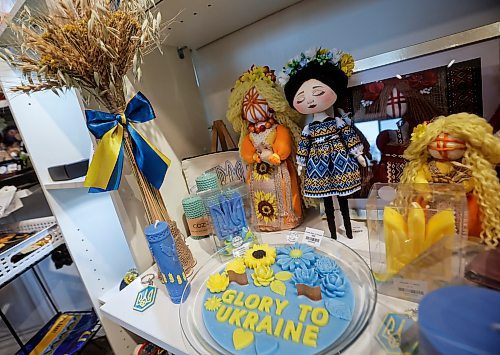 JOHN WOODS / FREE PRESS
Serhii and Yuliia Okhrimenko, who are from the Ukraine and are here because of their country&#x2019;s war with Russia, own the Kolo Shop and are photographed Monday, September 29, 2025. 

Reporter: dave