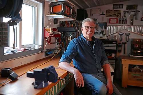 Carberry Mayor Ray Muirhead in the garage of his home in Carberry.
(Tim Smith/The Brandon Sun files)