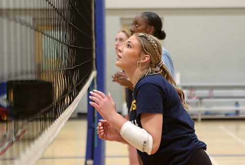 Brynn Wildeboer has impressed coach Kailan Robinson in her first month with the Brandon University women's volleyball team. (Thomas Friesen/The Brandon Sun)