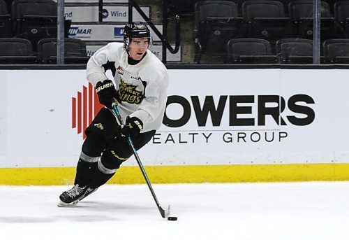 Brandon Wheat Kings forward Ryan Boyce prides himself on a well-rounded game that includes strong defensive play and the ability to create offence. (Perry Bergson/The Brandon Sun)
Oct. 3, 2025