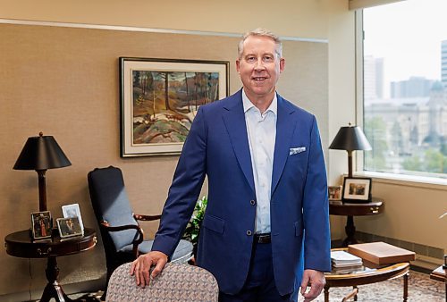 MIKE DEAL / FREE PRESS
Paul Mahon, Canada Life&#x2019;s retiring president and CEO.
Reporter: Gabrielle Piche
250718 - Friday, July 18, 2025.