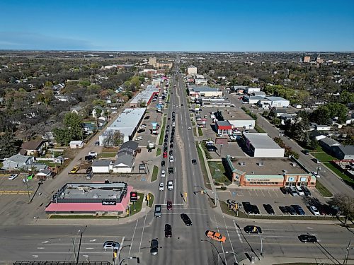 07102025
18th Street in Brandon from above. 
(Tim Smith/The Brandon Sun)
***For Biz supplement