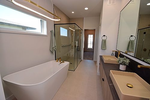 Todd Lewys / Free Press
The spa-inspired ensuite is a great to spot to start or end the day in.