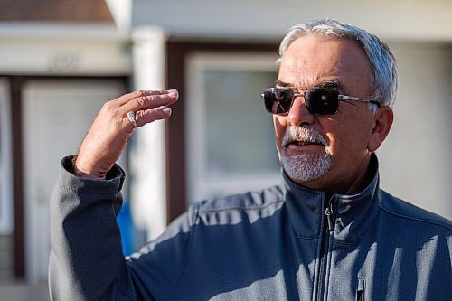 MIKE DEAL / FREE PRESS
Reg Fredborg, manager, Dial-A-Life Housing Inc., speaks after the event.
Federal Minister Rebecca Chartrand (pictured), MP Kevin Lamoureux, along with Provincial Housing Minister Bernadette Smith, made a housing announcement Tuesday morning at Dial-A-Life Housing, 140 Watson Street. A total of $9 million in combined funding to help repair 738 secure, affordable rental homes across Manitoba. The repairs will extend the life of existing affordable housing units located across the province.
Dial-A-Life provides affordable housing for First Nations patients needing ongoing medical treatment.
Reporter: Nicole Buffie
251014 - Tuesday, October 14, 2025.