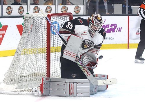 Brandonite Burke Hood of the Vancouver Giants was taken in the sixth round of the National Hockey League in June with the 170th overall pick by the New York Islanders. (Perry Bergson/The Brandon Sun)
Oct. 15, 2025