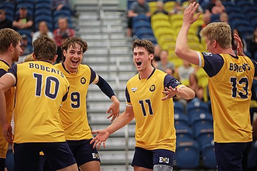 The Brandon University Bobcats begin their U Sports men's volleyball national title defence at UBC on Friday, opening the Canada West regular season. (Tim Smith/The Brandon Sun).
(Tim Smith/The Brandon Sun)
