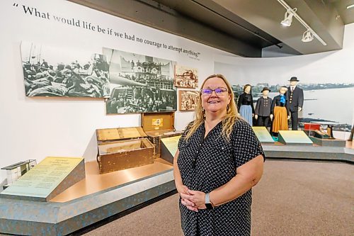 MIKE DEAL / FREE PRESS
Julianna Gudbjartson Roberts, Executive Director of the New Iceland Heritage Museum, 94 First Ave, Gimli, MB.
Reporter: Conrad Sweatman
251015 - Wednesday, October 15, 2025.