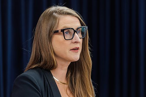 MIKE DEAL / FREE PRESS
Sergeant Morgan Page, Manitoba RCMP Major Crime Services talks about the charges that have been laid in relation to the disappearance and murder of Melinda Lynxleg from Tootinaowaziibeeng Treaty Reserve during a press conference at RCMP “D” Division HQ on Monday.
Reporter: Tyler Searle
251020 - Monday, October 20, 2025.