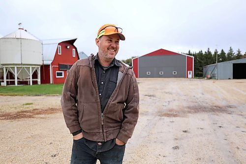 Ruth Bonneville / Free Press
49.8 - farm checkup
Photo of Colin Penner as chuckles while chatting about what it’s like to be a farmer in 2025.
Colin Penner, who farms soy, canola, wheat and oats on his family farm near Elm Creek. He's also an instructor at the UofM.
What: This is for a cross-Manitoba farm check-up story. We're visiting/calling a handful of farmers to talk about how they've coped with a topsy-turvy year, focusing on the impacts of drought and wildfires, tariffs and the lifting of the carbon tax under a new government.
Oct 17, 2025
