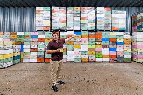 MIKE DEAL / FREE PRESS
Mike Clark is a third-generation beekeeper from Treesbank, Manitoba, who runs a long-standing apiary that his grandfather started in 1914. He is a member of the Manitoba Beekeepers&#039; Association.
Mike in his storage shed where he keeps empty hives that are ready to go.
Checking in with farmers to see how they fared this season given the tariffs, drought, wildfires and government change.
Reporter: Julia-Simone Rutgers
251021 - Tuesday, October 21, 2025.