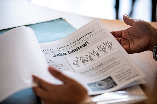 MIKAELA MACKENZIE / FREE PRESS
Copies of The Earl Grey Press at Earl Grey School on Thursday, Oct. 23, 2025. 
For Melissa story.
Free Press 2025