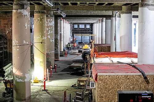 MIKAELA MACKENZIE / FREE PRESS
Construction at the Wehwehneh Bahgahkinahgohnʢuilding on Friday, Oct. 24, 2025.
For Tyler/feature story.
Free Press 2025