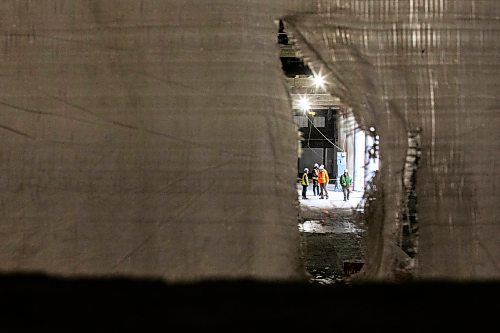 MIKAELA MACKENZIE / FREE PRESS
Construction at the Wehwehneh Bahgahkinahgohnʢuilding on Friday, Oct. 24, 2025. 
For Tyler/feature story.
Free Press 2025