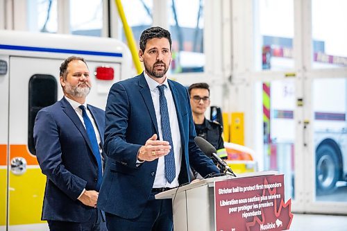 MIKAELA MACKENZIE / FREE PRESS

Federal minister of justice Sean Fraser speaks at a press conference about the Bail and Sentencing Reform Act on Tuesday, Oct. 28, 2025. 

For Scott Billeck story.
Free Press 2025