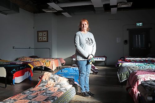 Heather Symbalisty, executive director of Samaritan House Ministries, stands in the organization's Safe and Warm Shelter in Brandon. (Tim Smith/The Brandon Sun files)
