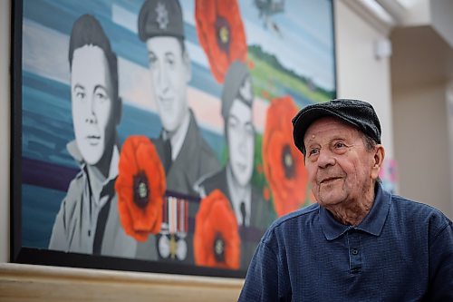 JOHN WOODS / FREE PRESS
Andrew Prodanuk, world war 2 veteran, is photographed on at Deer Lodge Tuesday, October 28, 2025.
Reporter: kevin