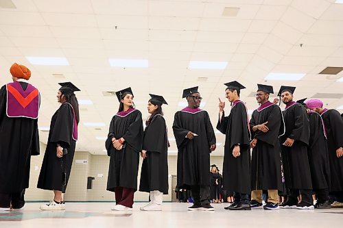 30102025
Graduates line up for the processional for Assiniboine College’s annual fall graduation ceremony at the Keystone Centre’s Manitoba Room on Thursday. Close to 500 graduates received diplomas in over 37 different programs and areas of study.
(Tim Smith/The Brandon Sun)