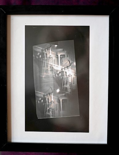 Ruth Bonneville / Free Press 

ent - On the Wall feature - hannah_g

Photo of her favourite art (photo).

Her favourite art:is  a framed pinhole photo  with a long exposure, shot by Hannah Crosson of clappers being cast by an artist inside the St. Boniface Museum.  

Story: On My Wall is a monthly feature exploring the pieces Manitoba artists and cultural workers proudly display. This is one which ran in 

Oct 31, 2025
