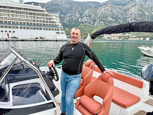 Steve MacNaull / Free Press
Speedboat captain Drago Pericic