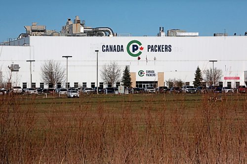 The Canada Packers plant on Richmond Avenue East in Brandon, formerly known as the Maple Leaf Foods plant. (Matt Goerzen/The Brandon Sun)
