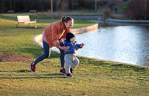 Ruth Bonneville / Free Press 

Standup - Learning to run

Ekaterina Liatambur chases her very excited15-month-old boy, Mark,  as he tried to chase the geece near the duck pond at Assiniboine Park in the late afternoon light Monday.  

Nov 3rd, 2025
