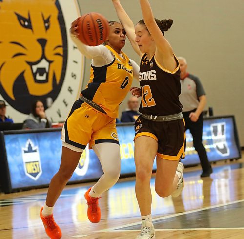 Macaya Copeland was named the Bobcats female athlete of the month on Wednesday, following her Canada West women's basketball player of the week selection. (Thomas Friesen/The Brandon Sun)